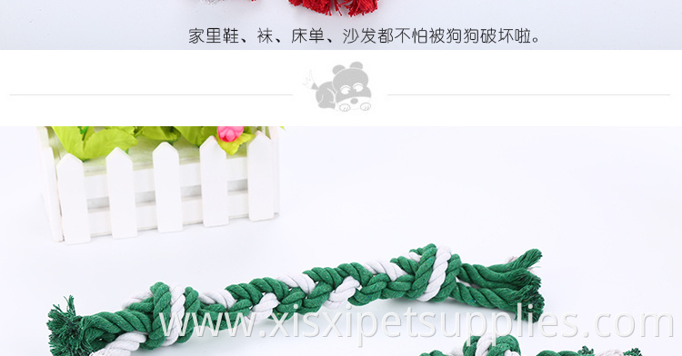 Christmas Dog Toy 2019 New Arrive Handmade Weave Rope Dog Toy bone